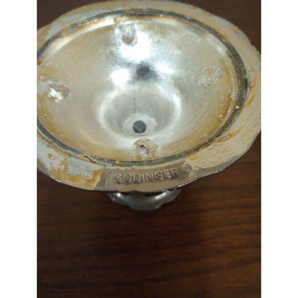 Vintage GODINGER Taper Candle Holders, Silver Plated - Picture 4 of 4